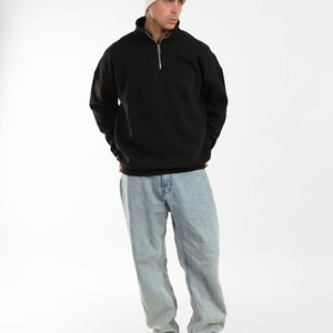 Zen Half-Zip Sweatshirt - Black