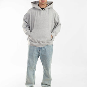 Zen Lounge Side-Zip Hoodie - Heather Grey