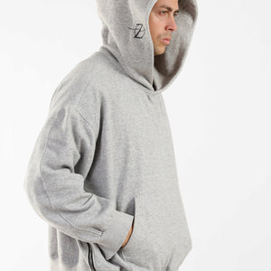 Zen Lounge Side-Zip Hoodie - Heather Grey