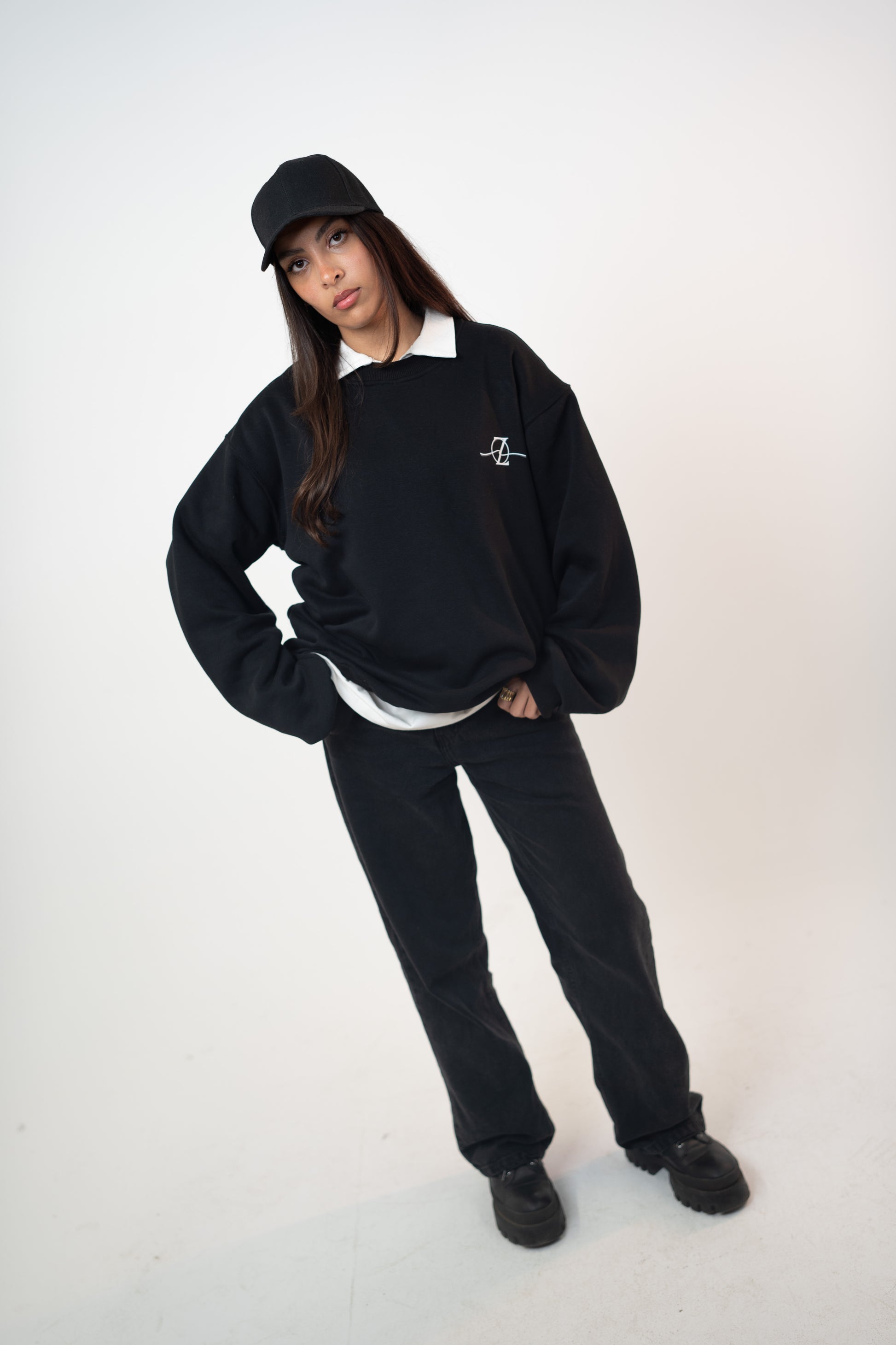 Zen Black Crewneck - Zen Loungewear 
