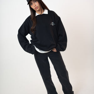 Zen Black Crewneck - Zen Loungewear 