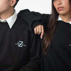 Zen Black Crewneck - Zen Loungewear 