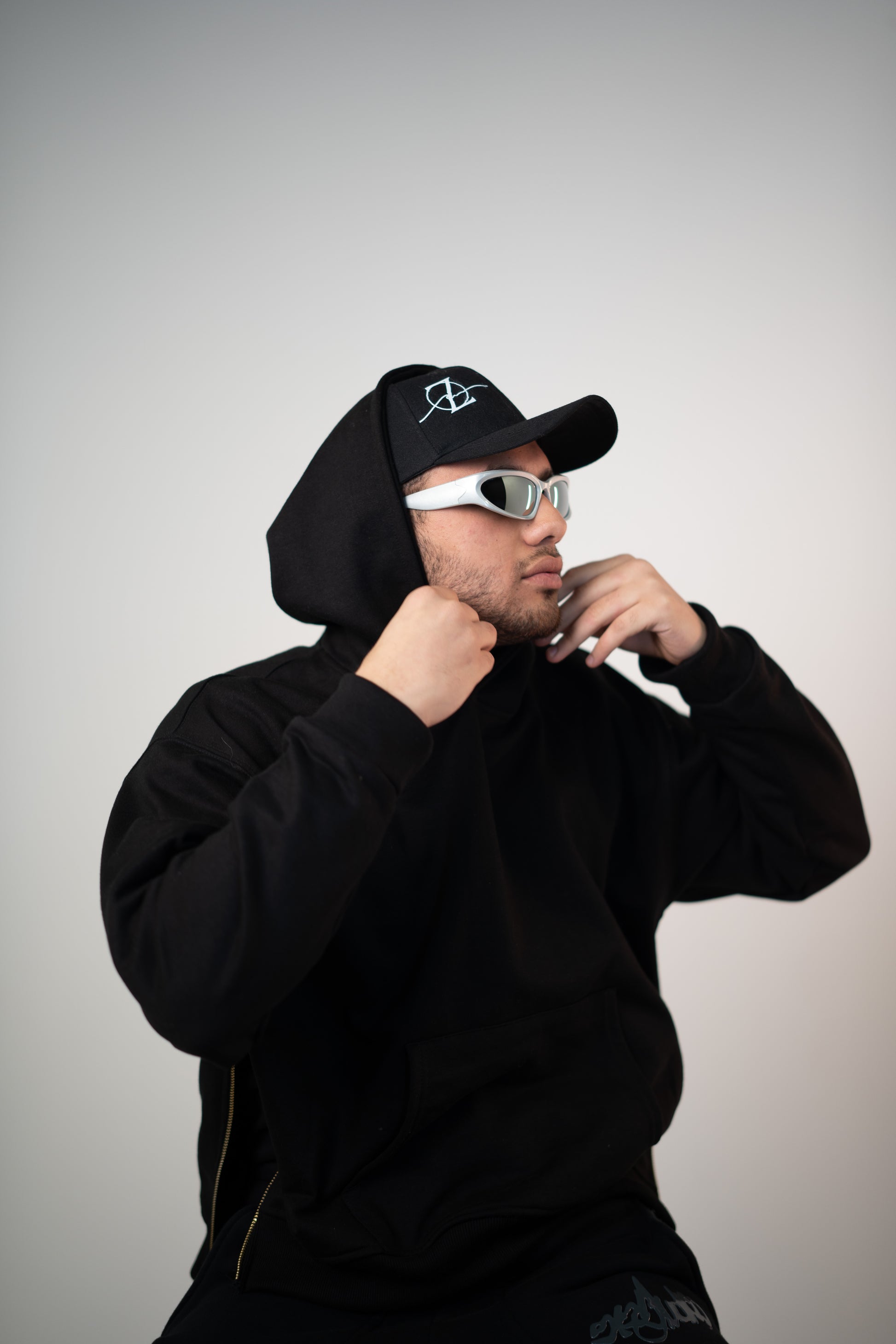 Midnight Minimalist Hoodie - Zen Loungewear 