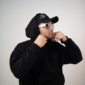 Midnight Minimalist Hoodie - Zen Loungewear 