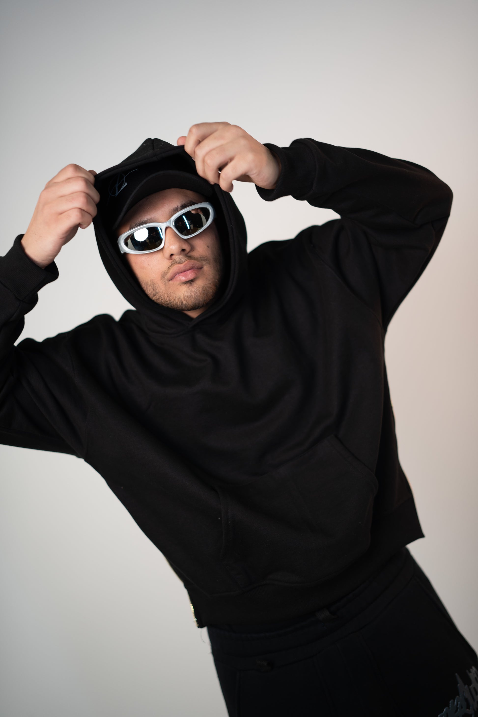 Midnight Minimalist Hoodie - Zen Loungewear 